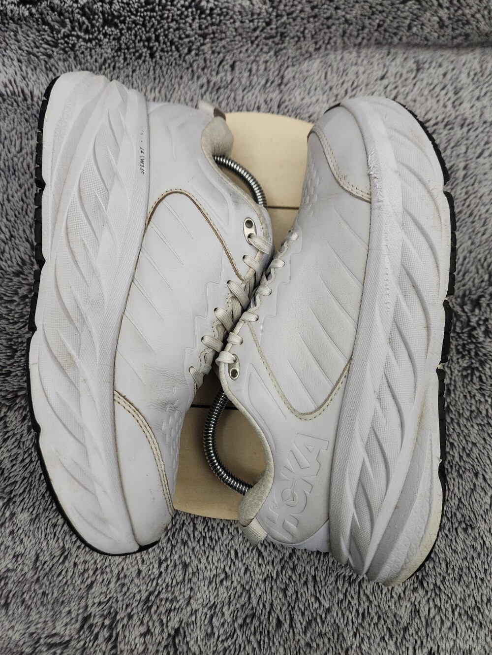 Hoka One One Bondi SR White Shoes Women's Size 9 D Wide - Picture 5 of 8